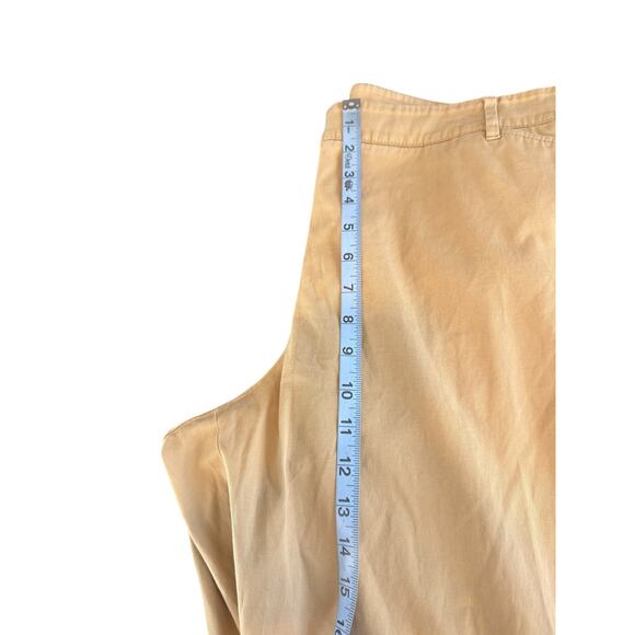 Talbots Pants Tan Khaki's Perfect Crop Basic Casual Everyday Size 20W Petite - Picture 9 of 11